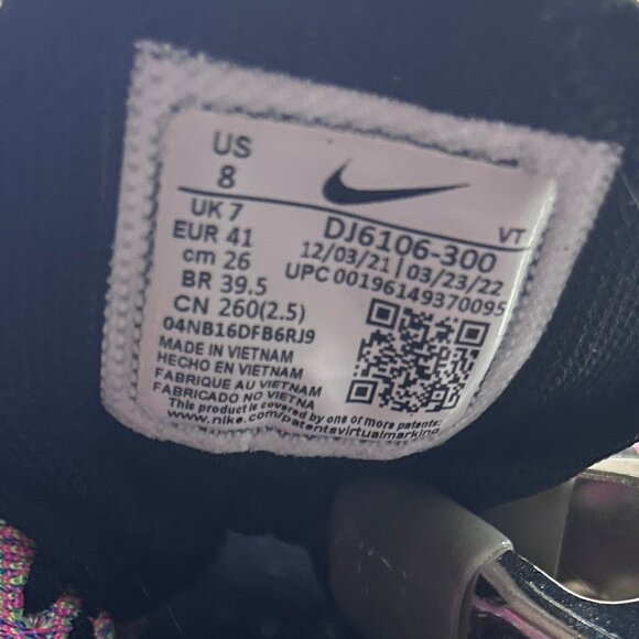 100887 Nike Air Zoom Mariah Flyknit Racer Multicolor 8 **USED** - Picture 4 of 4